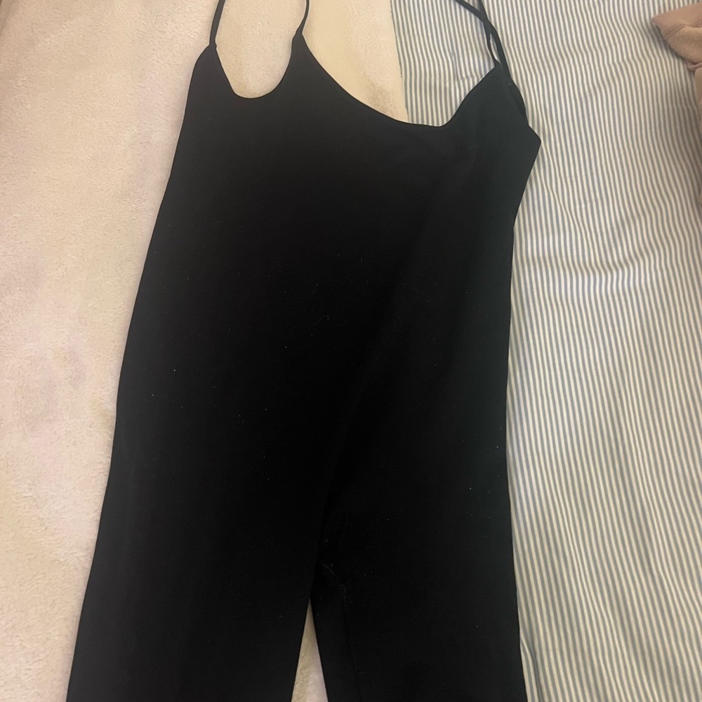 Free People Black Strappy Jumpsuit